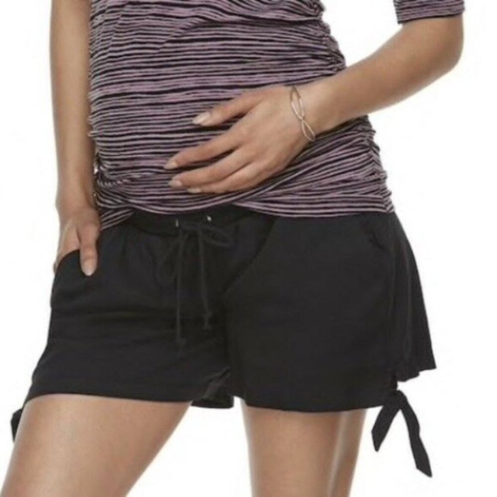 Maternity a:glow Knot Hem Shorts‎ XXL
